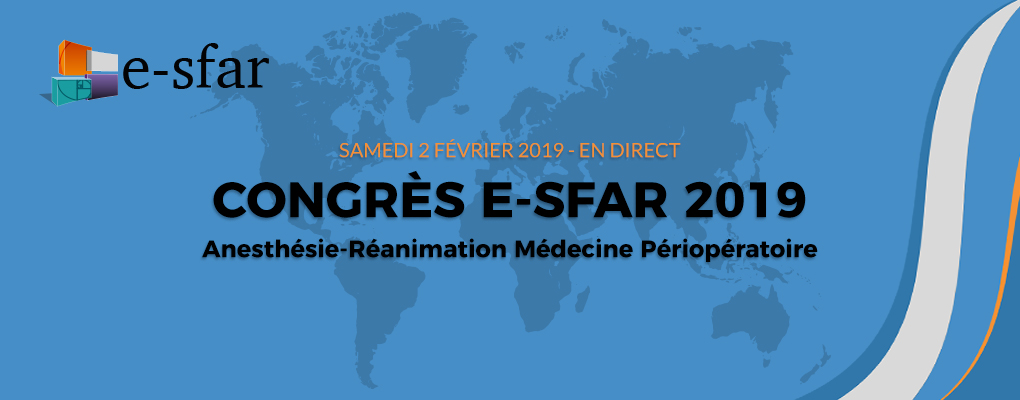 e-congrès SFAR 2019