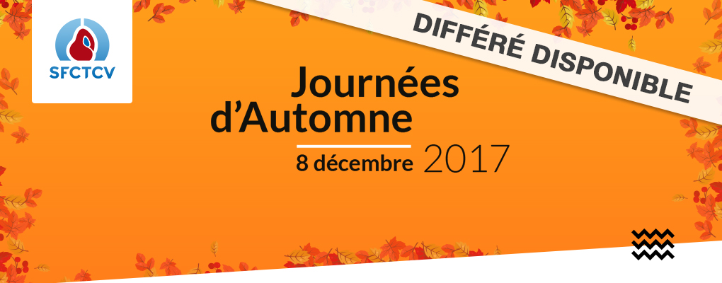 Bandeau SFCTCV Journées d'Automne 2017